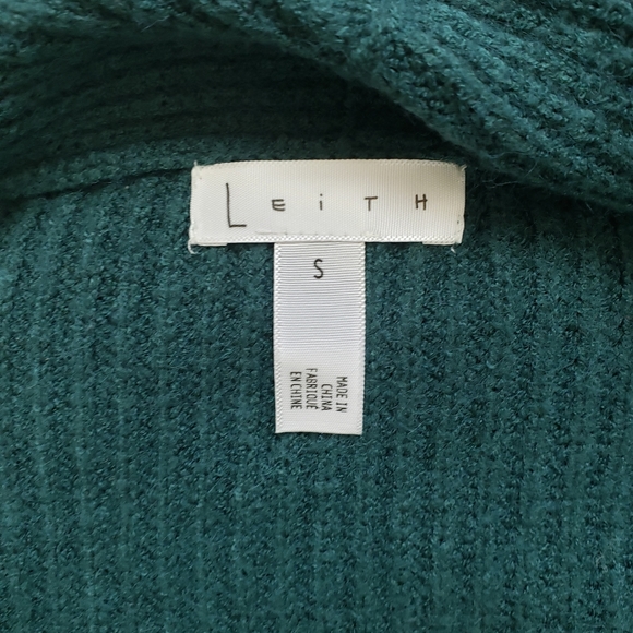 NEW Leith Dolman Sleeve Long Teal Sweater Cardigan - Picture 6 of 8